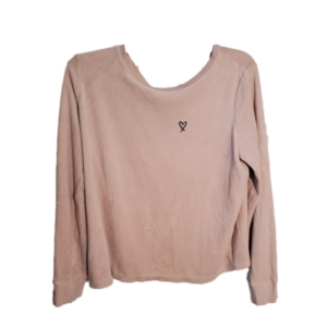 Victoria's Secret Spilt Back Velour Sweatshirt